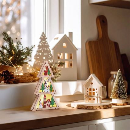 Brilagi - LED коледна декорация LED/2xAA елхичка