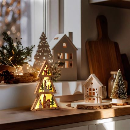 Brilagi - LED коледна декорация LED/2xAA елхичка