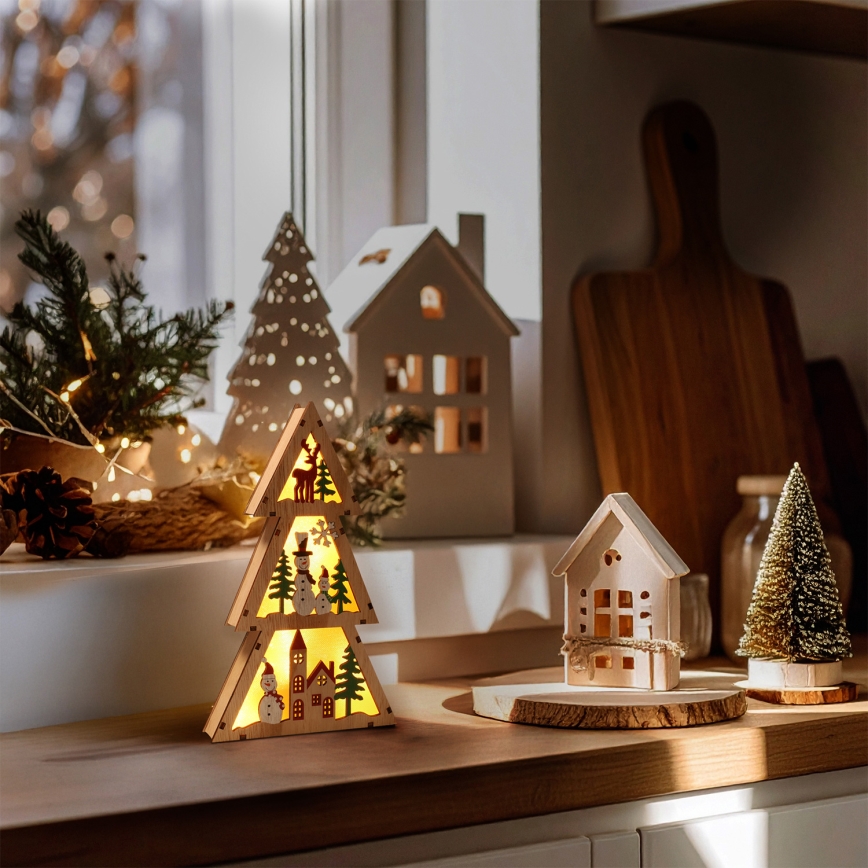 Brilagi - LED коледна декорация LED/2xAA елхичка