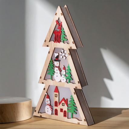 Brilagi - LED коледна декорация LED/2xAA елхичка