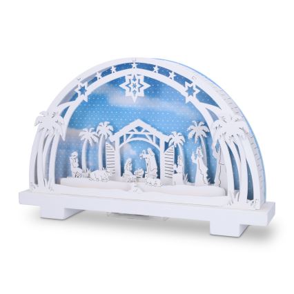 Brilagi - LED Коледна декорация LED/2xAA Вертеп