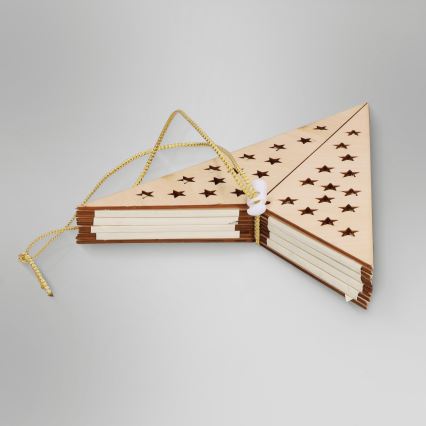 Brilagi - LED Коледна декорация LED/3xAA 62x40 cm звезда