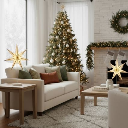 Brilagi - LED коледна декорация LED/3xAA 66x40 cm звезда