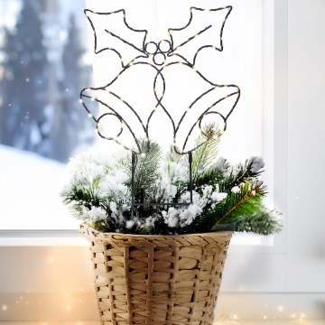 Brilagi - LED коледна декорация LED/3xAA IP44 звънчета
