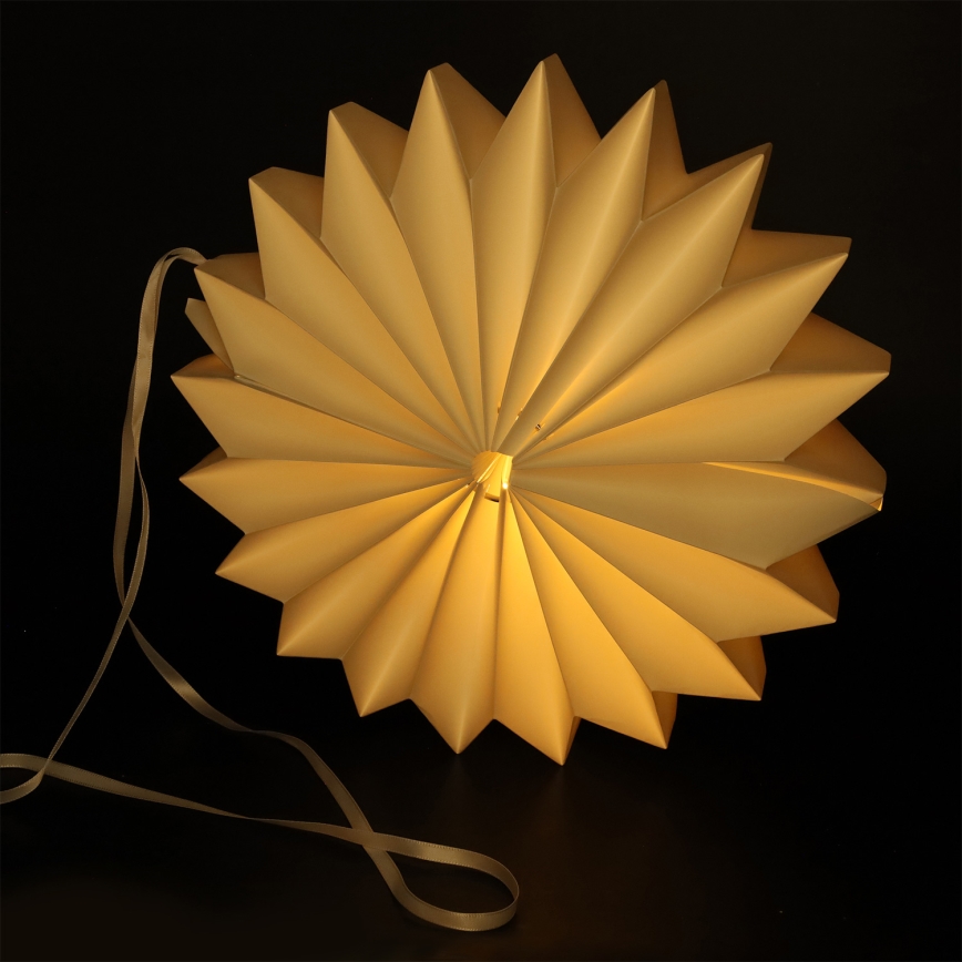Brilagi - LED коледна декорация, снежинка, 32 см, захранване 2xAA
