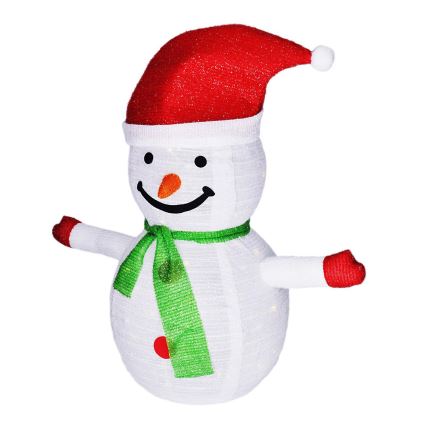 Brilagi - LED Коледна екстериорна декорация 40xLED/3xAA IP44 снежен човек