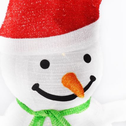 Brilagi - LED Коледна екстериорна декорация 40xLED/3xAA IP44 снежен човек