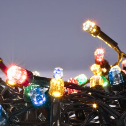 Brilagi - LED коледна гирлянда за външна употреба, 200 LED / 2 режима, 25 m, IP44, многоцветна