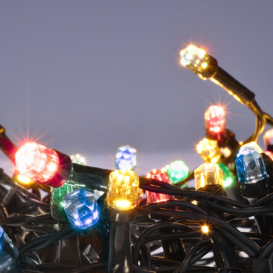 Brilagi - LED коледна гирлянда за външна употреба, 200 LED / 2 режима, 25 m, IP44, многоцветна
