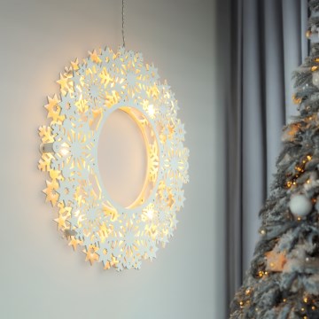 Brilagi - LED коледна украса LED/2xAA 30 см венец