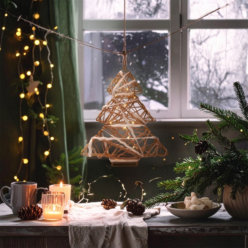 Brilagi - LED коледна украса LED/2xAA 34x31 cm малка елха