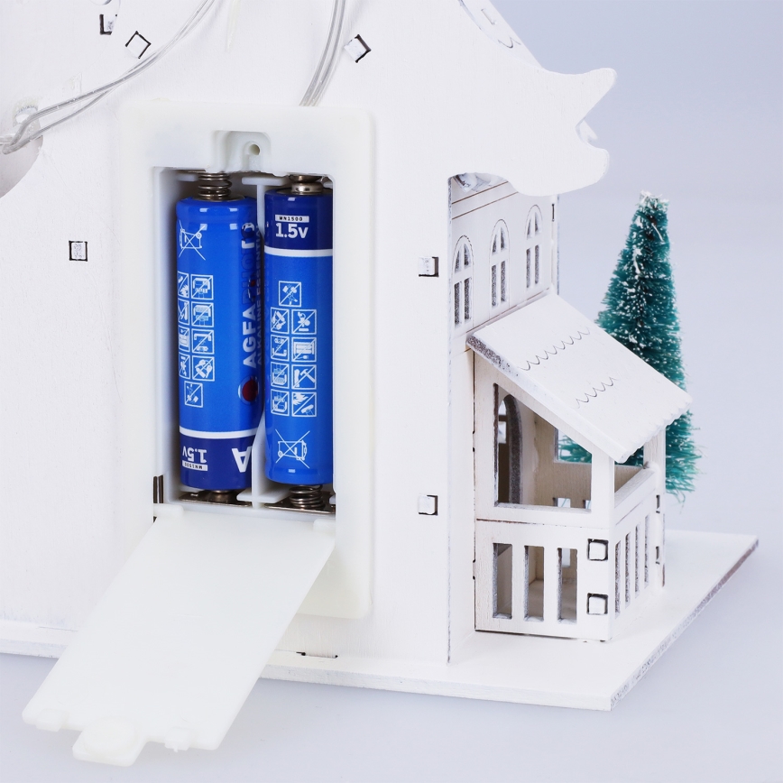 Brilagi - LED коледна украса LED/2xAA църквичка