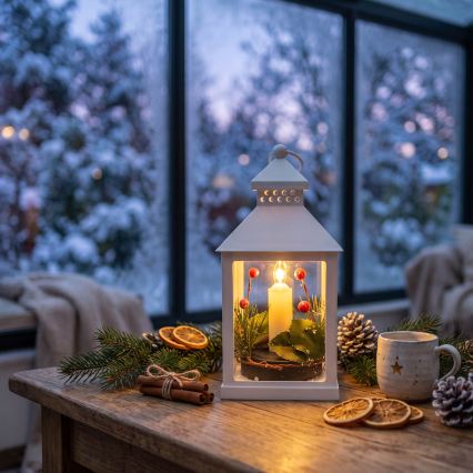 BRILAGI - LED коледна украса LED/3xAAA бял фенер