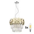 BRILAGI - LED Кристален пендел MIRAGE 5xE14/40W/230V