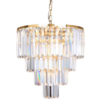 Brilagi - LED Кристален пендел MOZART 5xE14/40W/230V златист