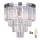 Brilagi - LED Кристален плафон MOZART 5xE14/40W/230V лъскав хром