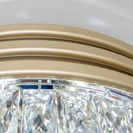 Brilagi - LED Кристален плафон VELURE 5xE14/40W/230V златист
