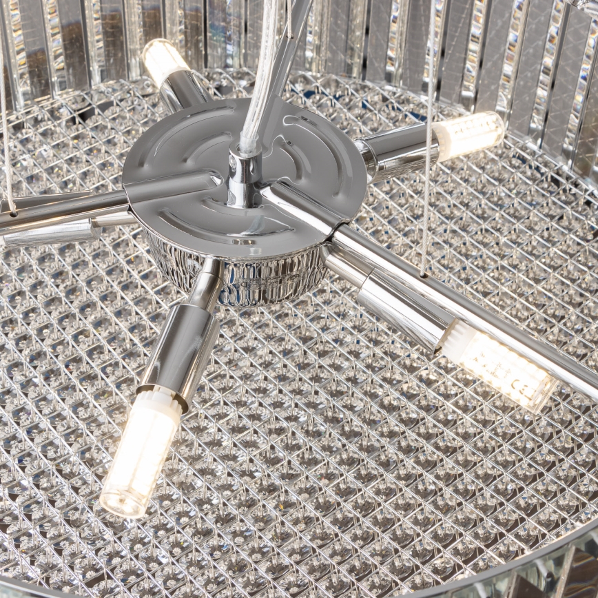Brilagi - LED кристален полилей на кабел GLAMOUR 5xG9/42W/230V