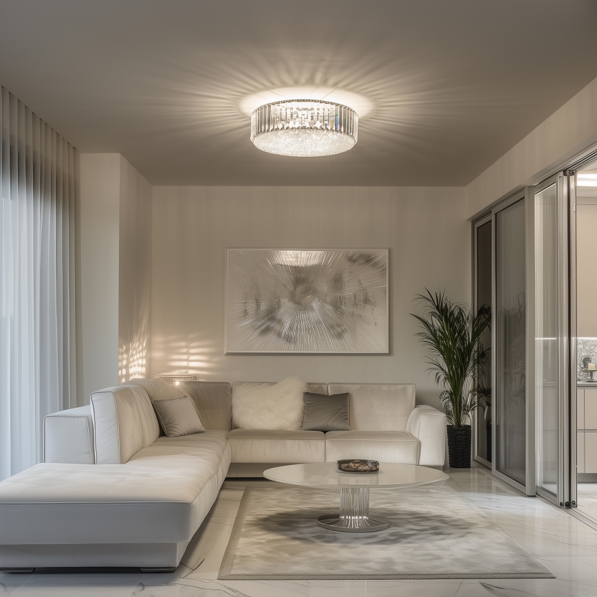 Brilagi - LED кристално таванно осветително тяло GLAMOUR 5xG9/42W/230V диаметър 46 см