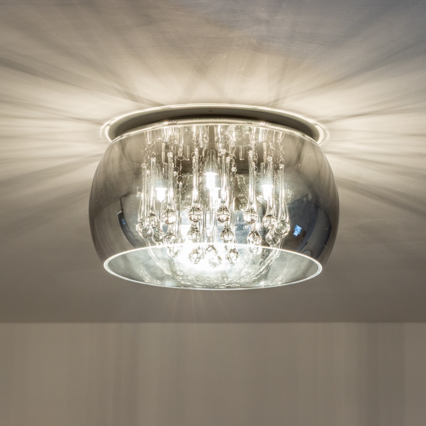 Brilagi - LED кристално таванно осветително тяло JEWEL 5xG9/40W/230V Ø 40 cm