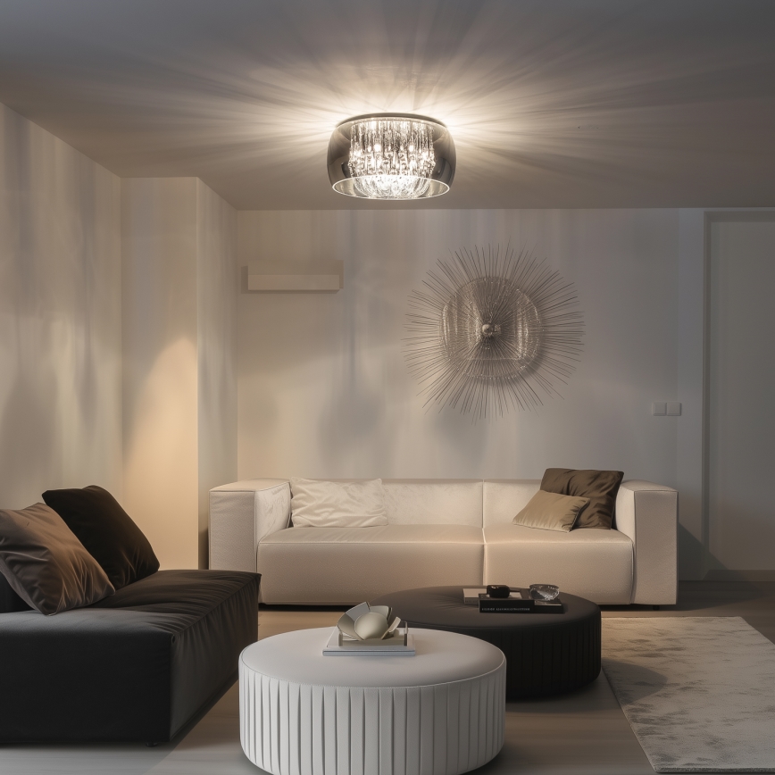 Brilagi - LED Кристална плафониера JEWEL 6xG9/42W/230V