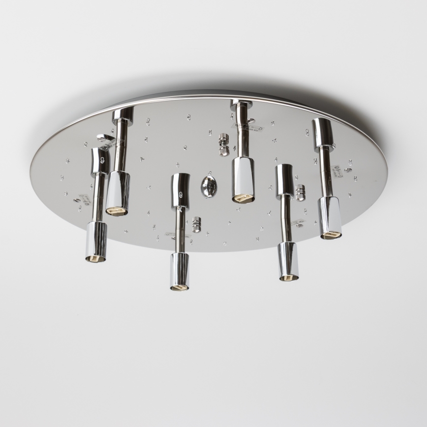 Brilagi - LED Кристална плафониера JEWEL 6xG9/42W/230V