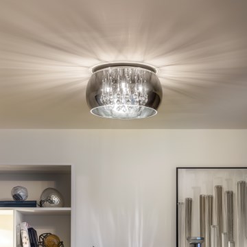Brilagi - LED кристално таванно осветително тяло JEWEL 5xG9/40W/230V Ø 40 cm