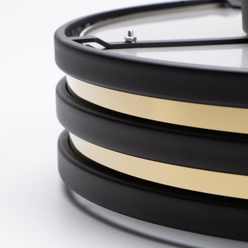 Brilagi - LED кристален таванен полилей VELURE 5xE14/40W/230V диам. 46 см черен