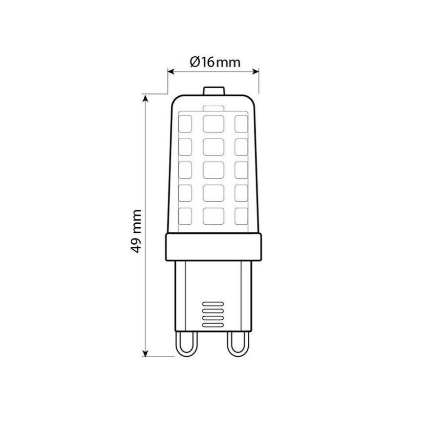 Brilagi - LED Крушка G9/4W/230V 3000K