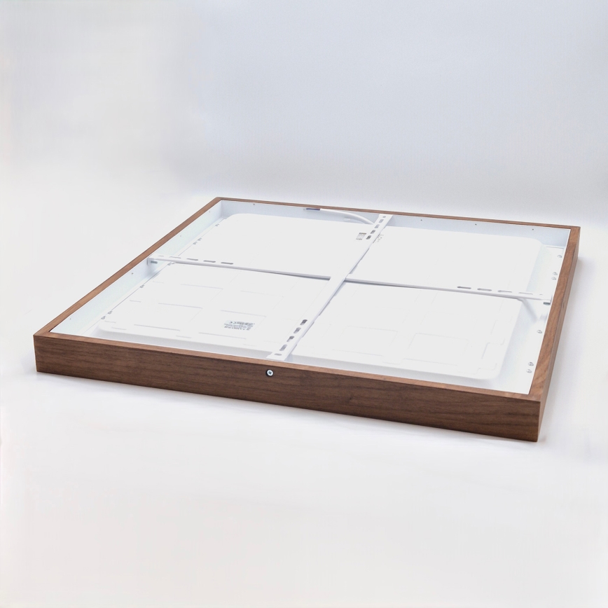 Brilagi - LED Квадратна верига лампа за баня WOODY FRAME LED/40W/230V 60x60 см IP44 череша