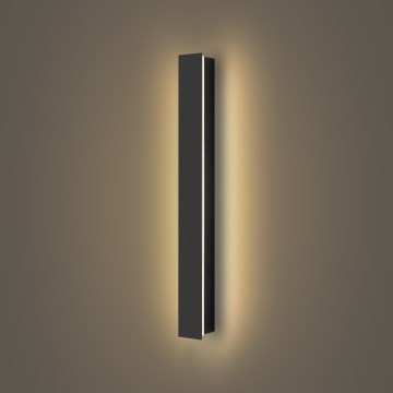 Brilagi - LINEAR LED външно стенно осветително тяло 12W/230V 3000K IP65 50 cm черно CRI 90