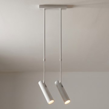 Brilagi - Люстра на прът SELE 2xGU10/30W/230V бяла
