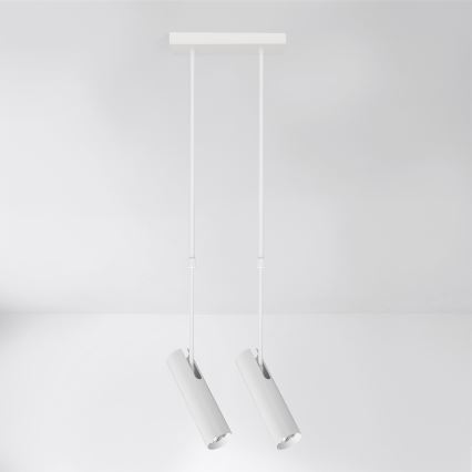 Brilagi - Люстра на прът SELE 2xGU10/30W/230V бяла