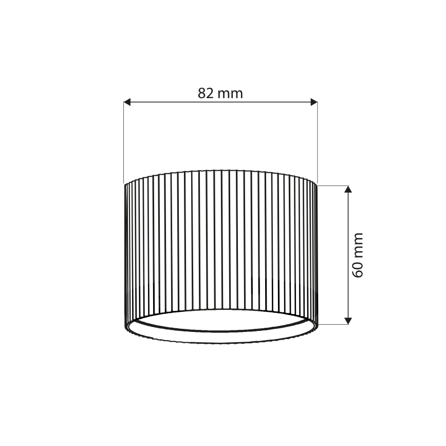 Brilagi - Насочено осветително тяло STRIPY 1xGX53/15W/230V, черно