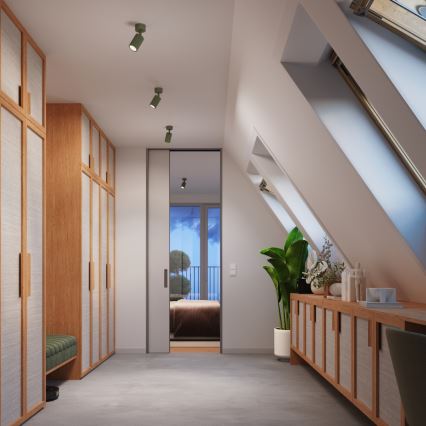 Brilagi - Насочващо осветително тяло CRESTO 1xGU10/10W/230V зелено