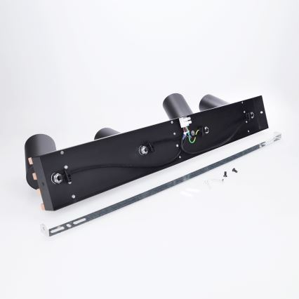 Brilagi - Насочващо осветително тяло SELE WOOD ACOUSTIC 4xGU10/30W/230V черно/дърво