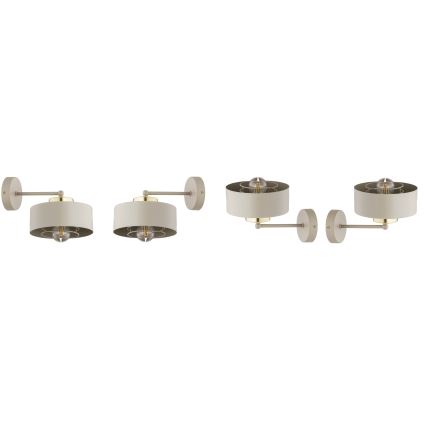 Brilagi - Настенна лампа 1xE27/60W/230V бежова/златна