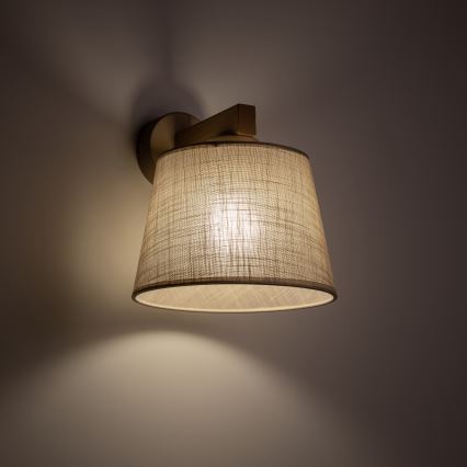 Brilagi - Настенна лампа LATTE SABIA 1xE27/60W/230V бор/бежов
