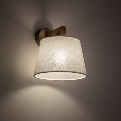 Brilagi - Настенна лампа LATTE SABIA 1xE27/60W/230V, бор/бял