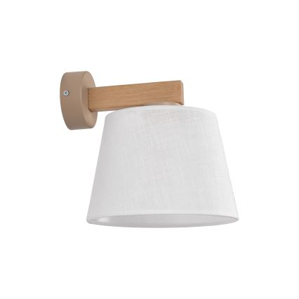 Brilagi - Настенна лампа LATTE SABIA 1xE27/60W/230V, бор/бял
