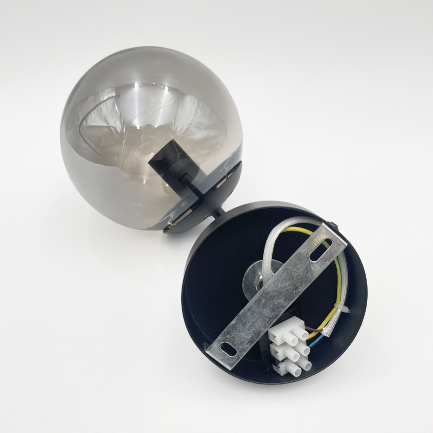 Brilagi - Настенна лампа MALIVA 1xE14/15W/230V черна/опушена