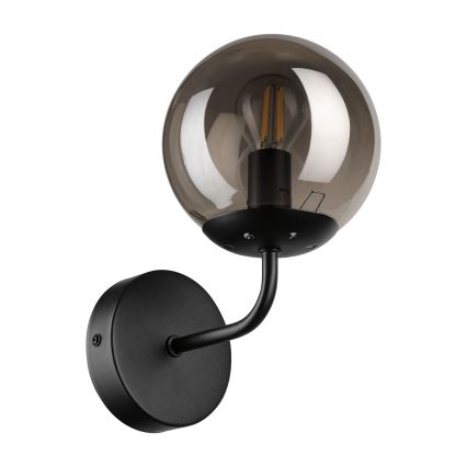 Brilagi - Настенна лампа MALIVA 1xE14/15W/230V черна/опушена