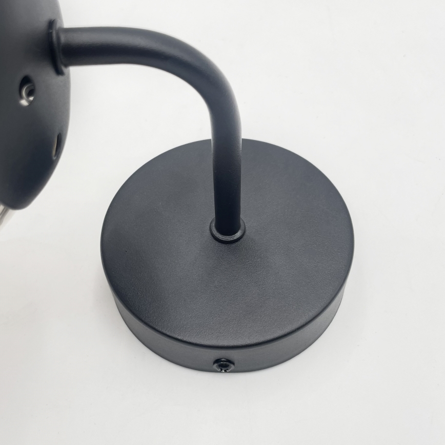 Brilagi - Настенна лампа MALIVA 1xE14/15W/230V черна/опушена