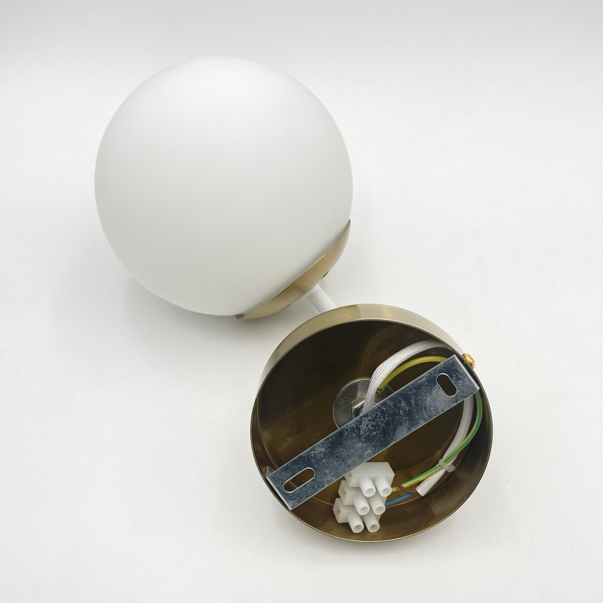 Brilagi - Настенна лампа MALIVA 1xE14/15W/230V златна/бяла