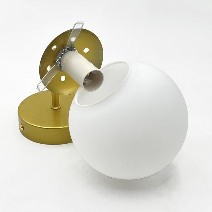 Brilagi - Настенна лампа MALIVA 1xE14/15W/230V златна/бяла