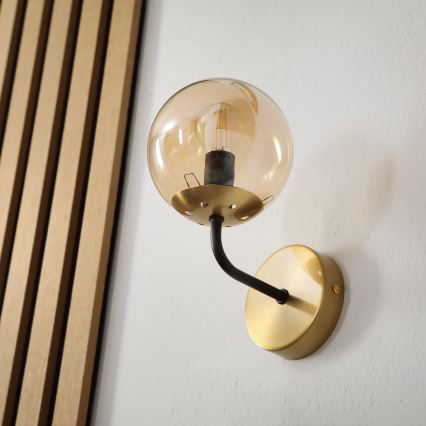 Brilagi - Настенна лампа MALIVA 1xE14/15W/230V златна