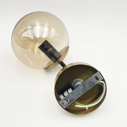 Brilagi - Настенна лампа MALIVA 1xE14/15W/230V златна