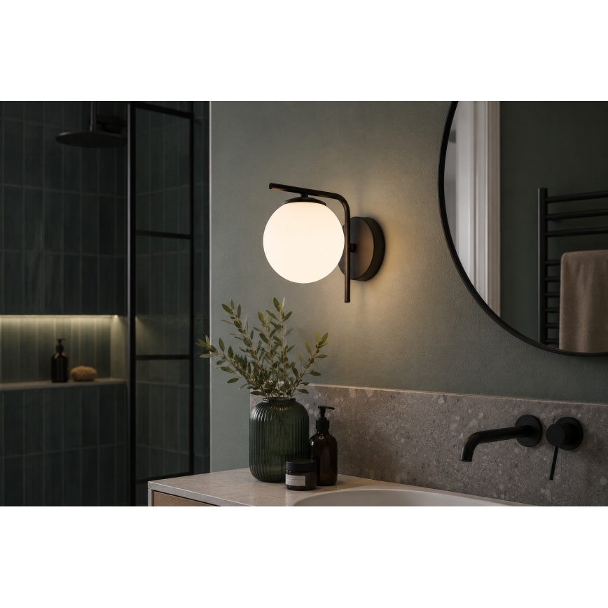 Brilagi - Настенна лампа MILO 1xE27/60W/230V черна