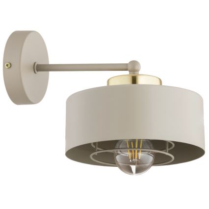Brilagi - Настенна лампа SPRING 1xE27/60W/230V бежова/златна