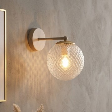 Brilagi - Настенна лампа STELLA 1xE27/60W/230V бежова/златна